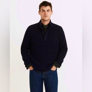 ▪️NWT Madewell Men's Button-Up Mockneck Sweater